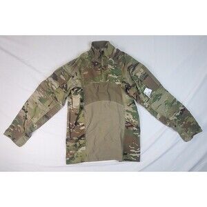 Advanced Army Combat Shirt 1/4 Zip Sz XL Long Sleeve Flame Resistant Camo USA